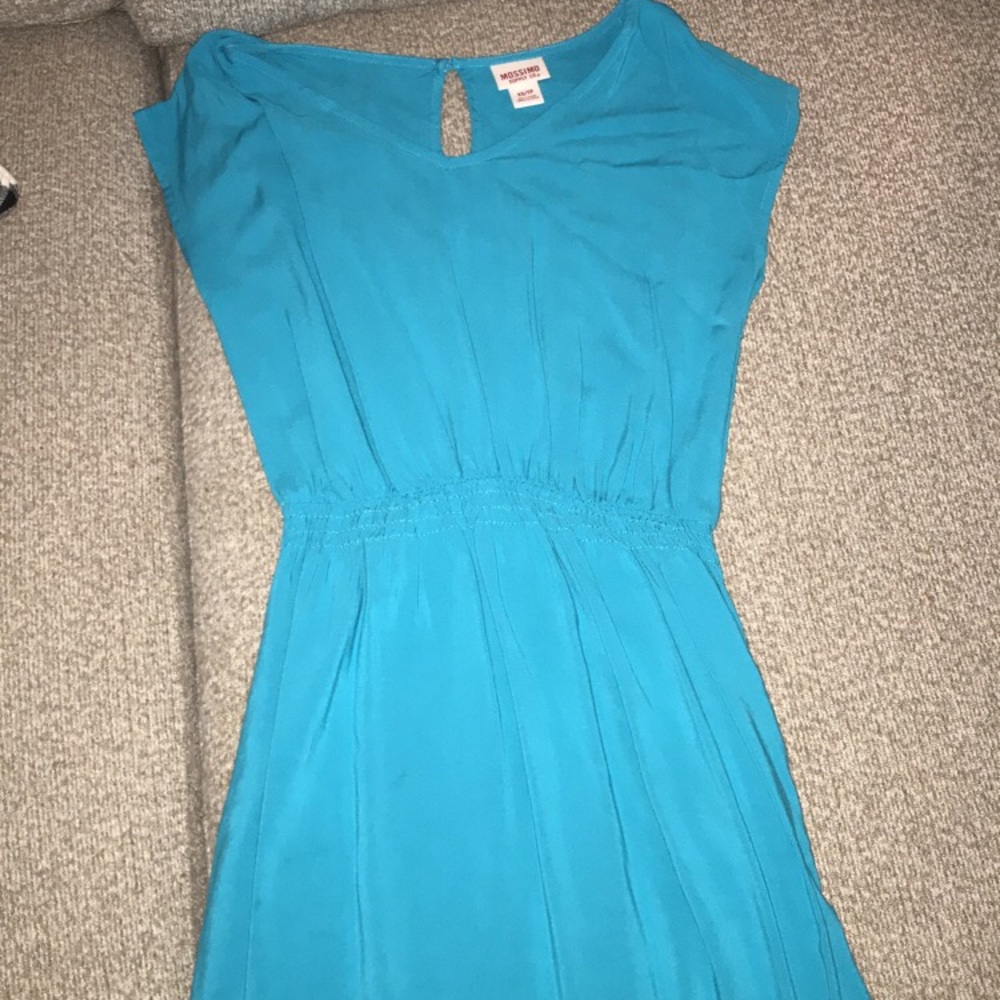 Aqua sun dress/coverup